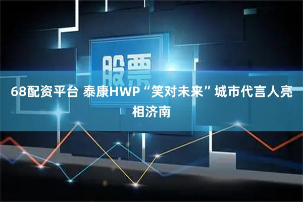 68配资平台 泰康HWP“笑对未来”城市代言人亮相济南